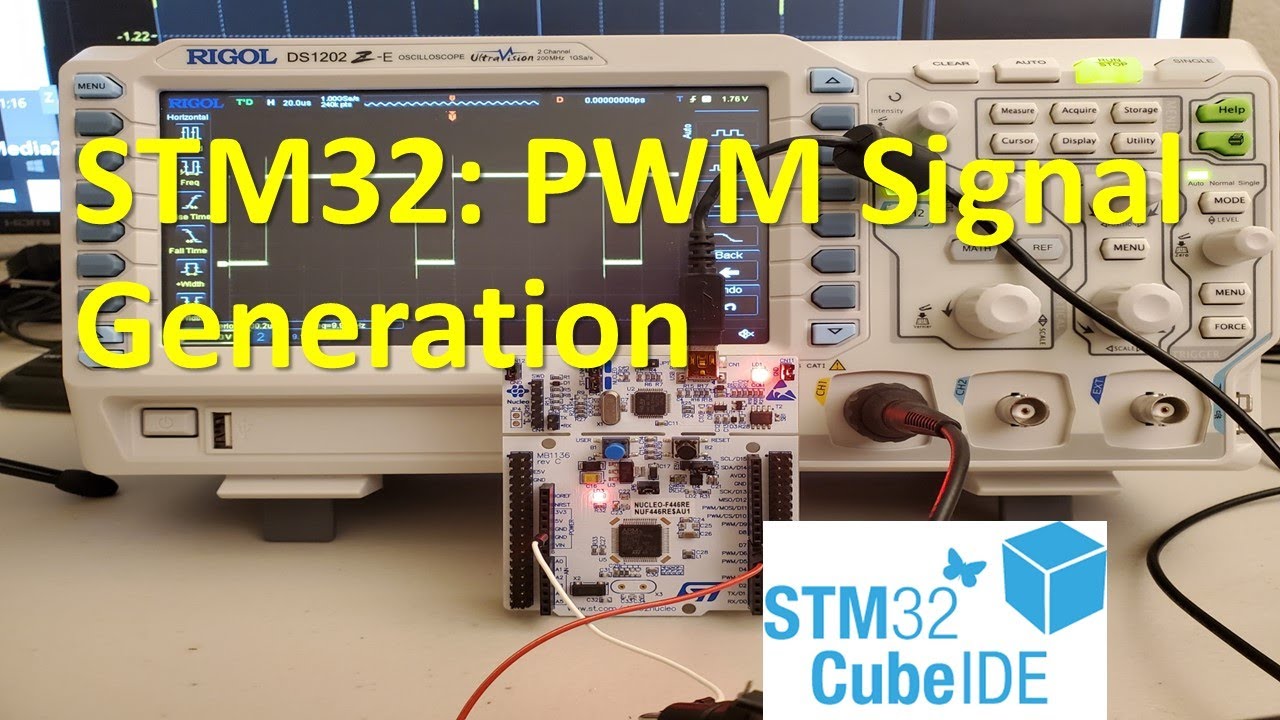 Учебник 4 по микроконтроллеру STM32: Генерация сигналов ШИМ с требуемой частотой и коэффициентом ...