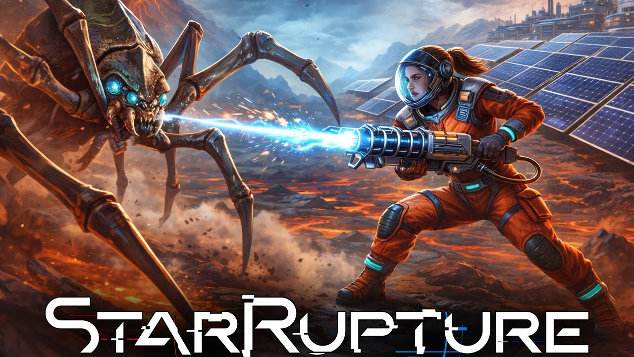 СТРИМ STARRUPTURE - ИГРА ВЫШЛА! | ВЫЖИВИ НА ЧУЖОЙ ПЛАНЕТЕ, ПОСТРОЙ БАЗУ, СРАЗИСЬ С ИНОПЛАНЕТЯНАМИ #2