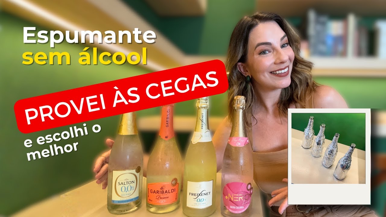 Espumante SEM ÁLCOOL: qual o MELHOR? Vale à pena? É vinho mesmo?
