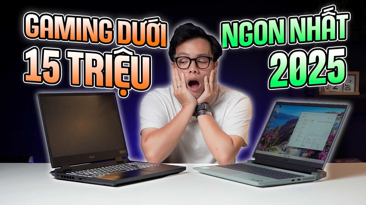 Laptop Gaming dưới 15 Triệu ĐÁNG MUA NHẤT 2025 | Acer Nitro 5 Tiger vs Dell Gaming G15