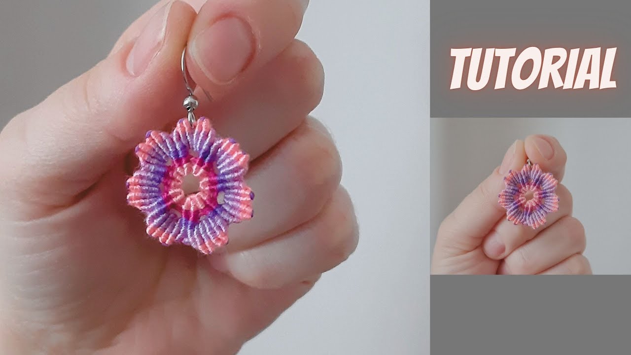 Micro Macrame Flower Design: Make Your Own Jewelry