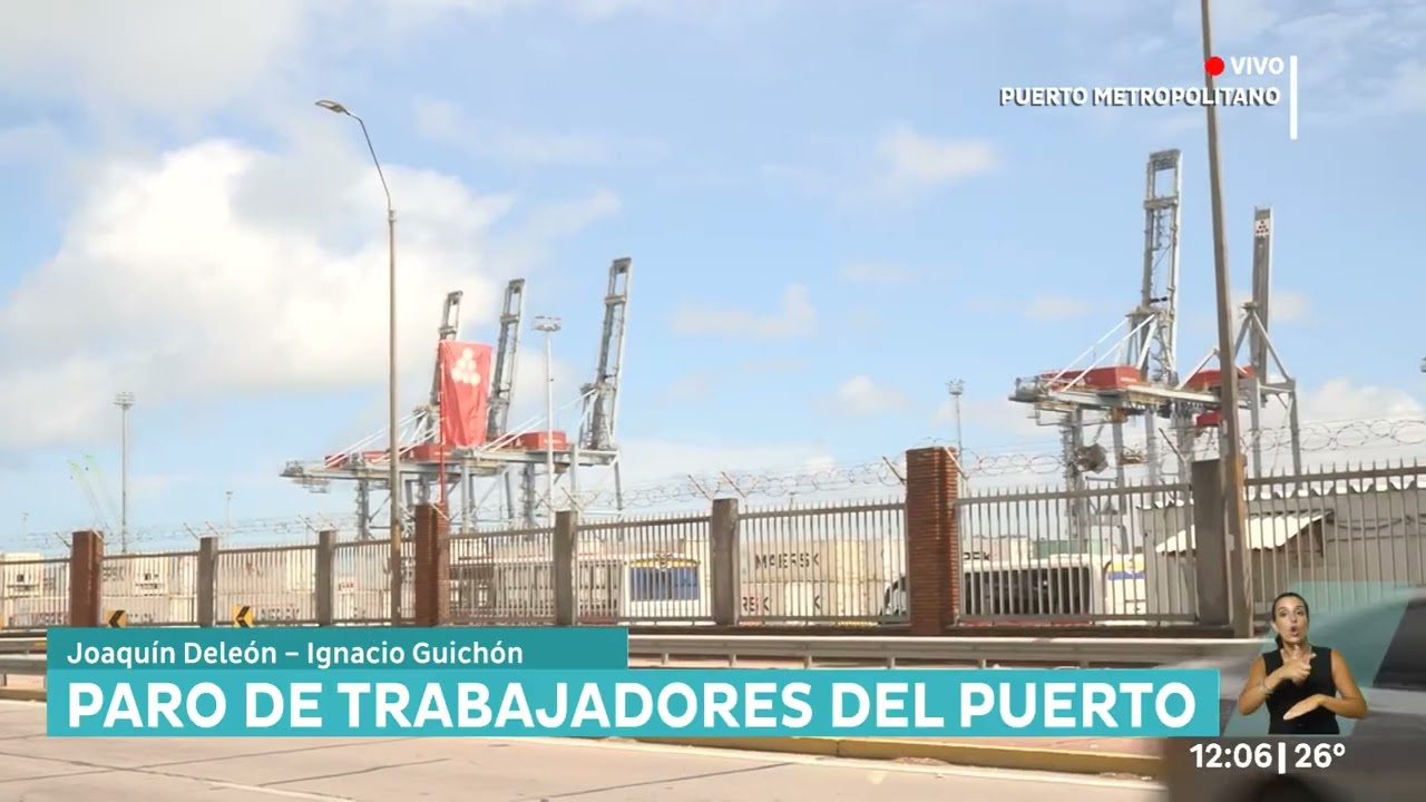Paro de trabajadores del puerto en varias localidades del país