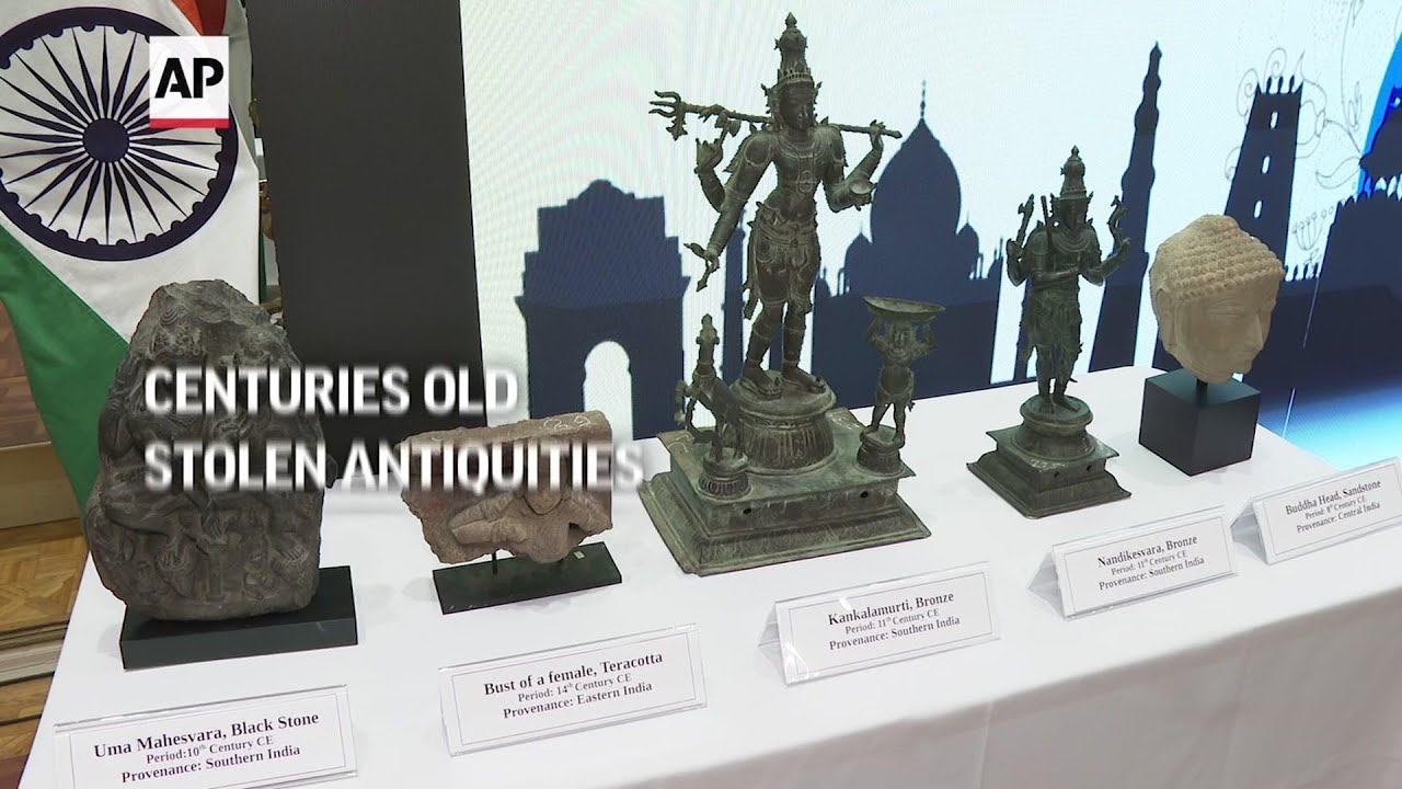 Centuries old stolen antiquities returned to India