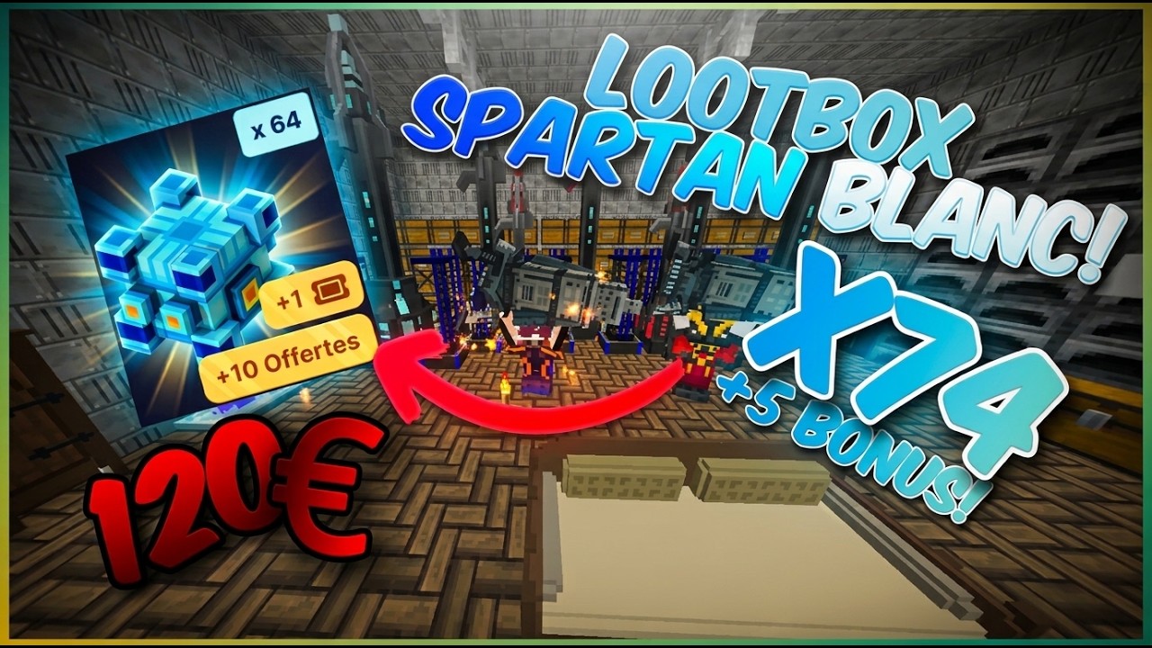 ON OUVRE 74 LOOTBOX DU SPARTAN BLANC! (un plan t4???)