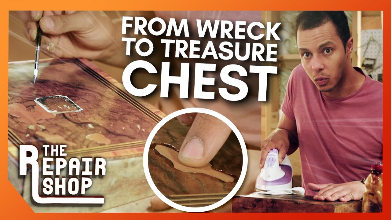 Will Uses an IRON to Help Reconstruct a Jigsaw-Like Ruined Box | The Repair Shop