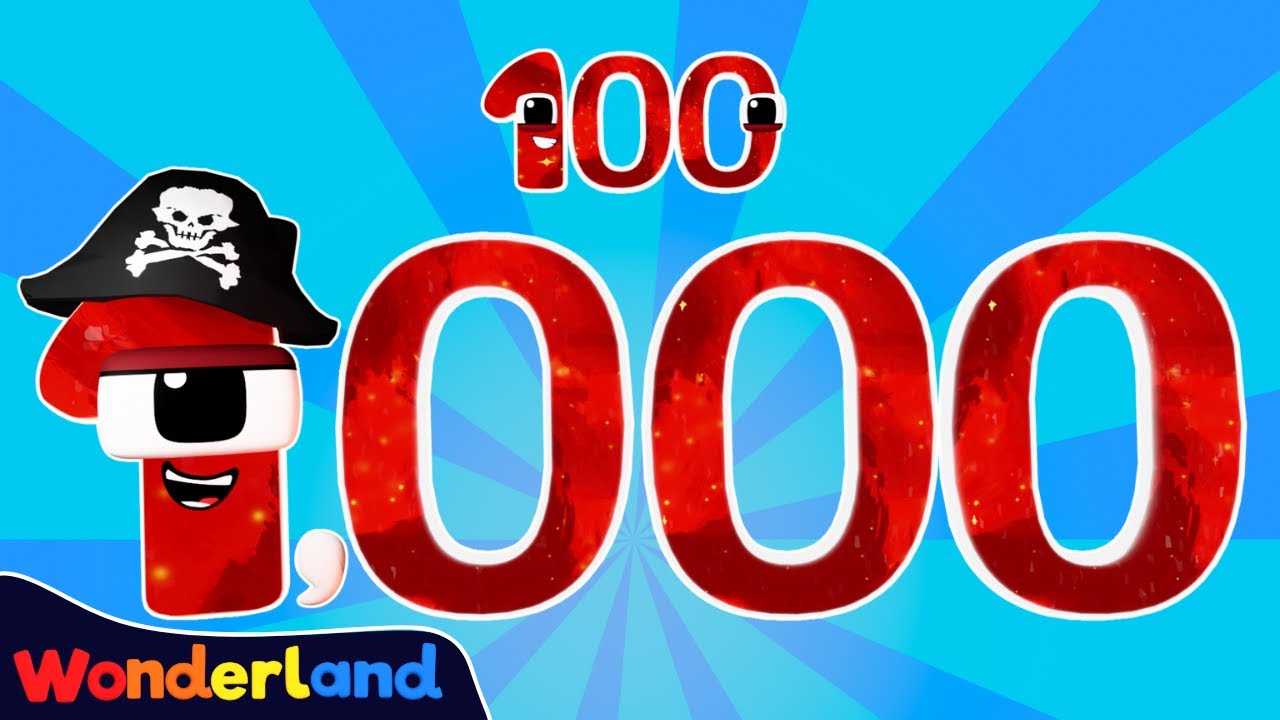 Wonderland: Counting From 100 - 1,000 | Learn to Count for kids