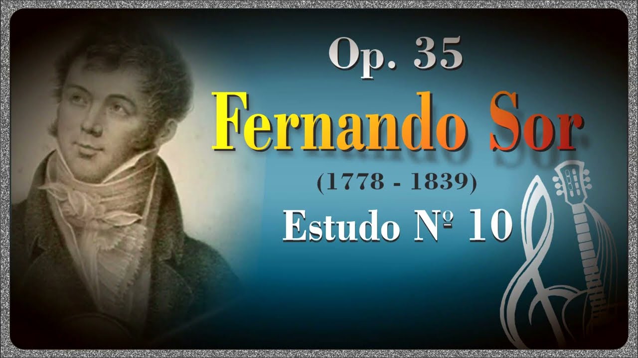 Fernando Sor - Op. 35 - Study 10 (sheet Music And Tablature)