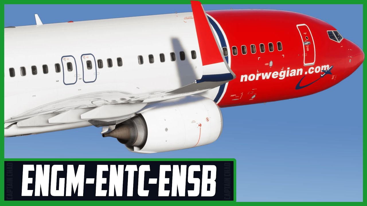 MSFS2024 | MOST NORTHERN AIRPORT IN THE WORLD! | Real World Norwegian OPS | Oslo - Tromsø - Svalbard