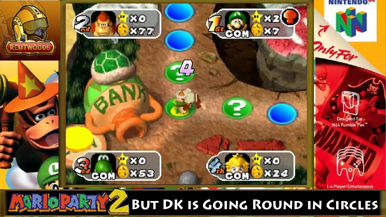 Mario Party 2 But DK is Going Round in Circles - Mystery Land Pt 2