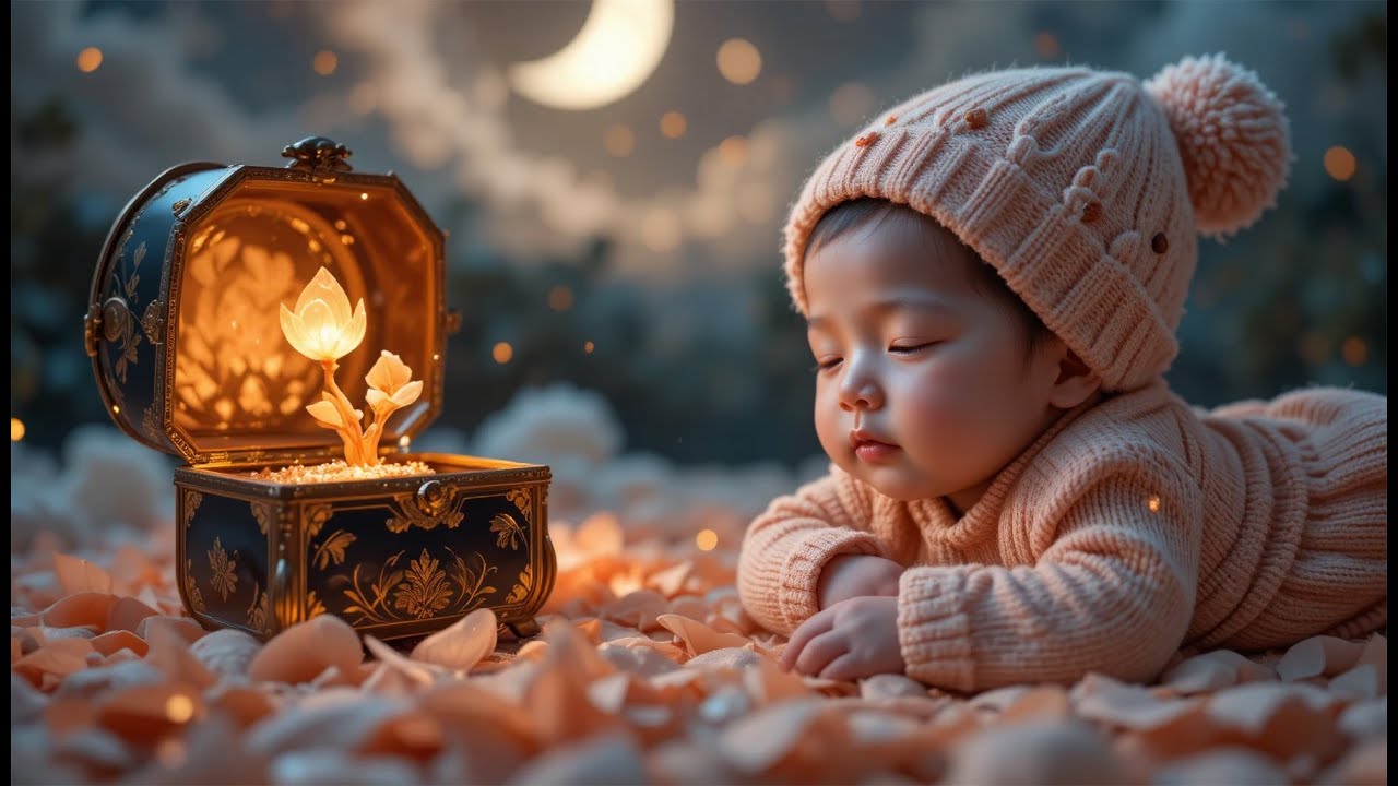 Golden Night Baby 🌙 Gentle 3 Hours Baby Lullaby for Sweet Sleep #Lullaby
