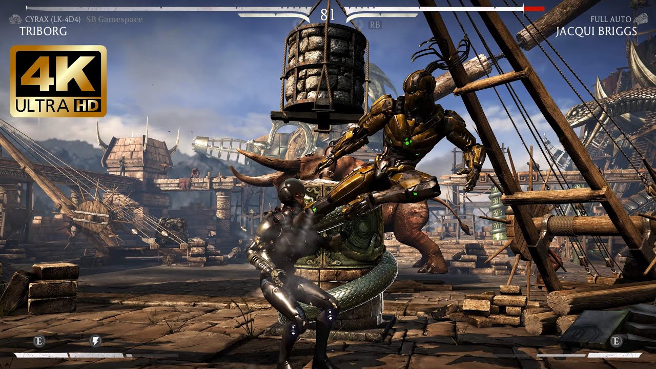 Triborg (Cyrax) vs Jacqui Briggs - Mortal Kombat X