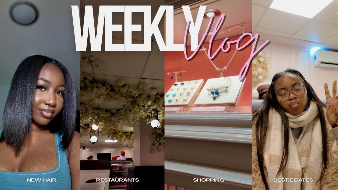WEEKLY VLOG: New Year, New Me? (Silk Press, Bestie Dates, Trying Restaurants etc.)