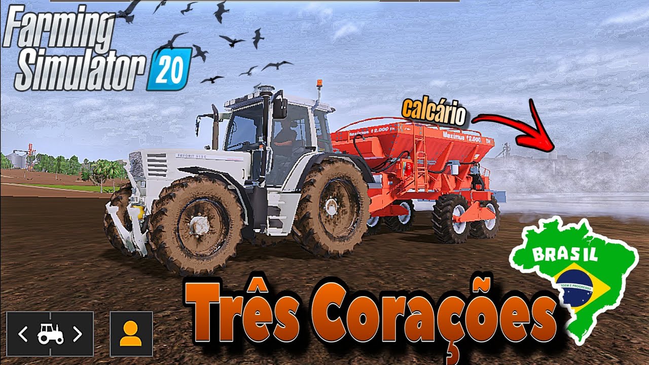 Tr&ecirc;s Cora&ccedil;&otilde;es mapa Para Pequeno Fazendeiro Com Animais Farming simulator 20