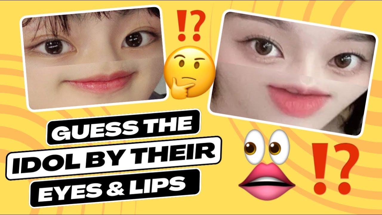 [KPOP GAME] GUESS THE KPOP IDOL BY THEIR EYES AND LIPS I K-Pop Roulette