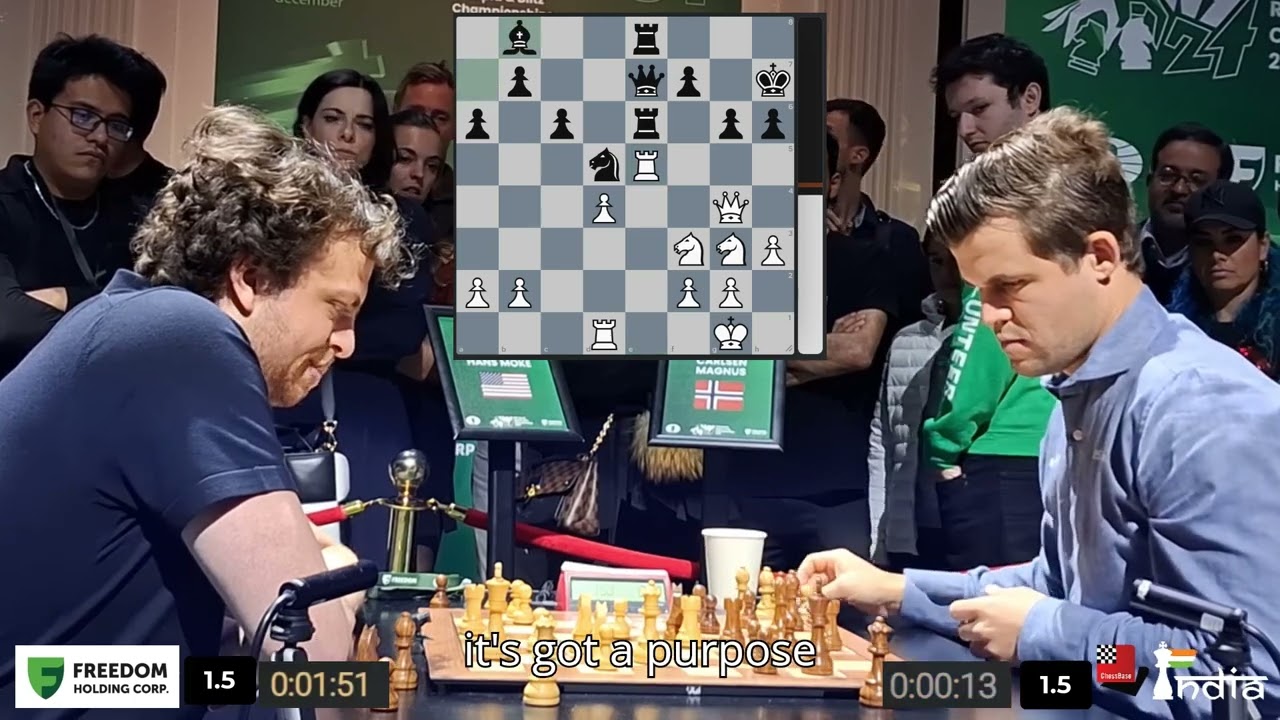 Winner takes all | Magnus Carlsen vs. Hans Niemann | Game 4