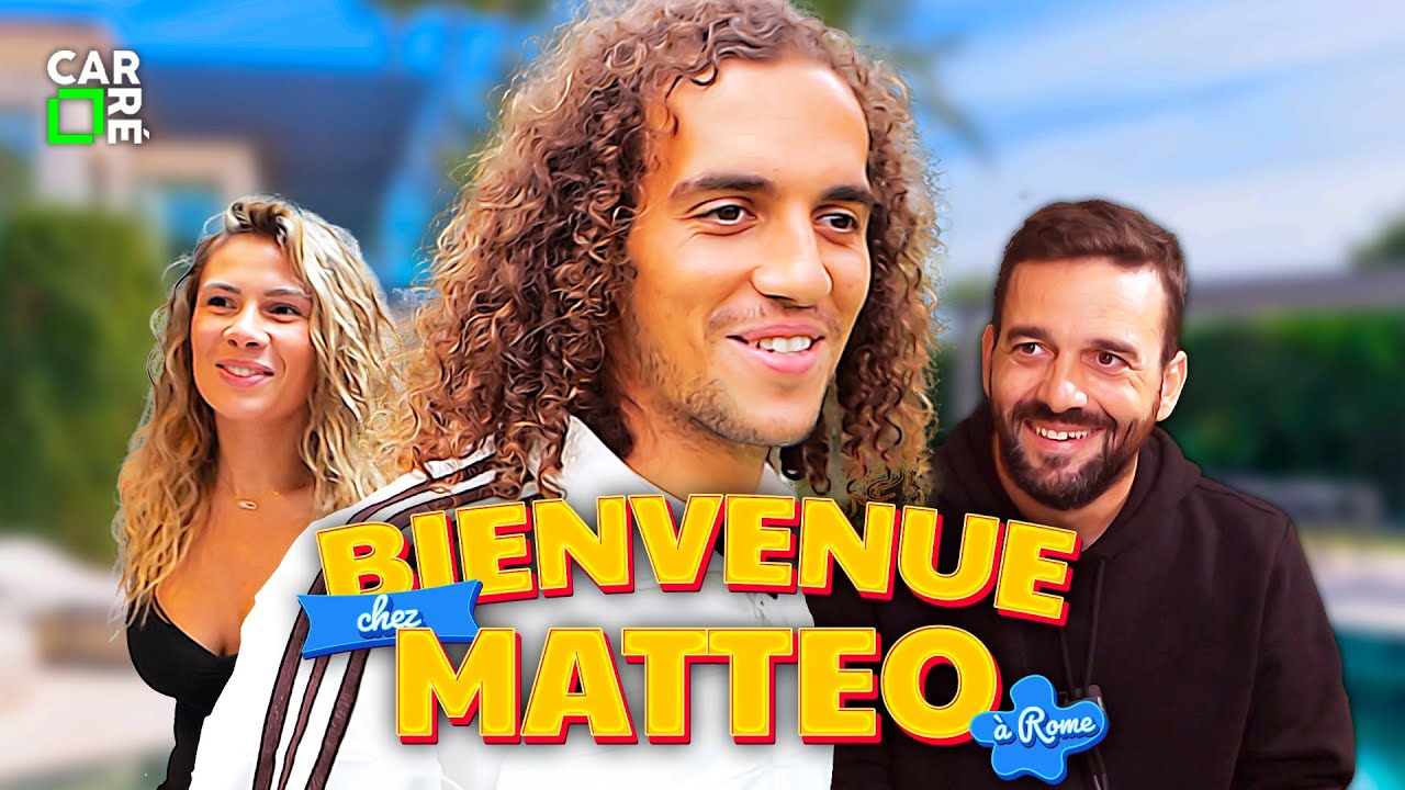 🟩 Matteo GUENDOUZI nous ouvre les portes de sa maison à Rome !