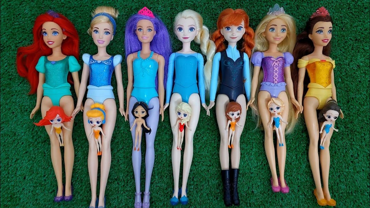 Cute Miniatures Disney Princess Frozen ELSA & Annall! elsa satisfying unboxing