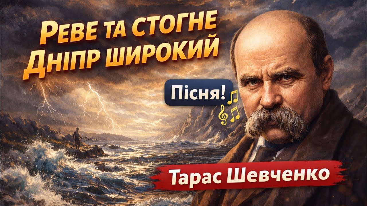 Реве та стогне Дніпр широкий – Пісня | Тарас Шевченко | Українська класика 