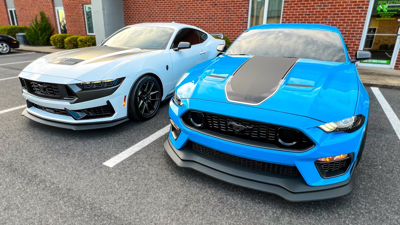 When a Mach 1 Mustang FINALLY MEETS Dark Horse Mustang!!