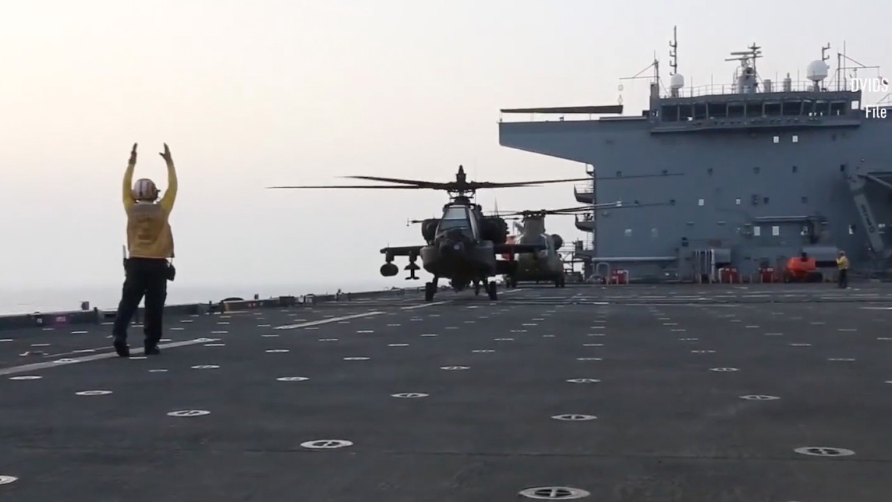 US Navy Sea Drone Unit Rescues Apache Crew Shot Down Off Coast of Oman
