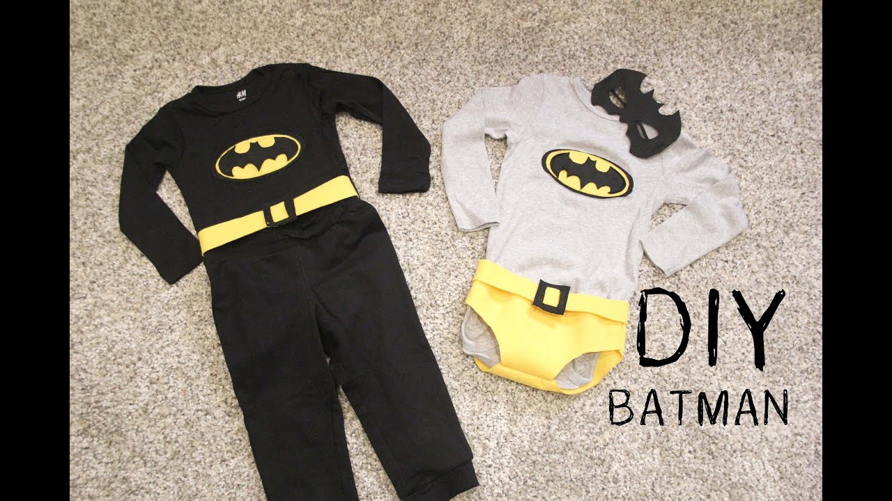 DIY Cómo hacer disfraz de BATMAN para niños