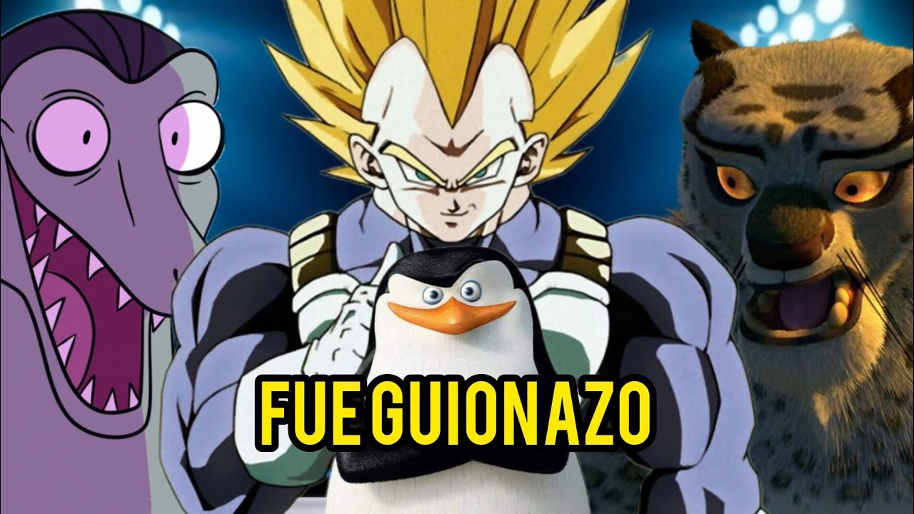 Personajes derrotados por el PODER DEL GUIÓN en la animación.