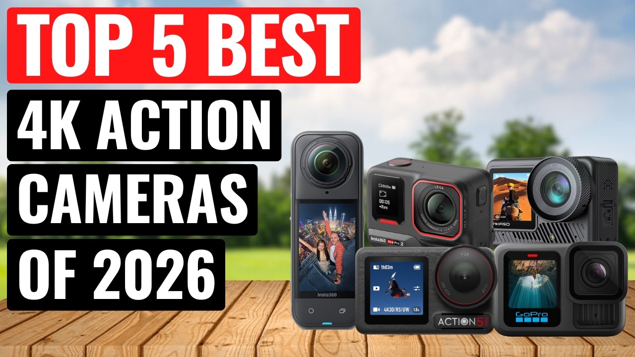 Top 5 Best Waterproof Action Cameras You Can Buy in 2026!