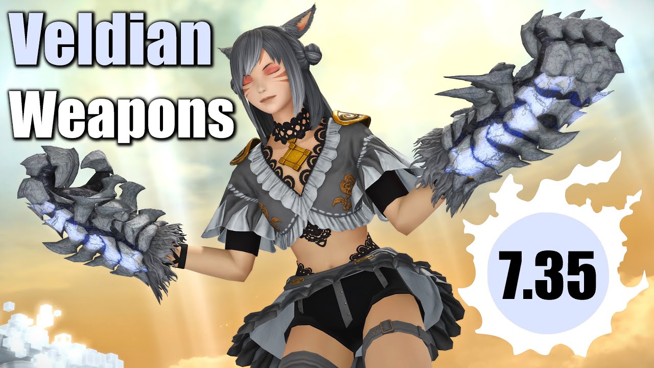 All Veldian Weapons | MH Collaboration | Patch 7.35 | 4K UHD