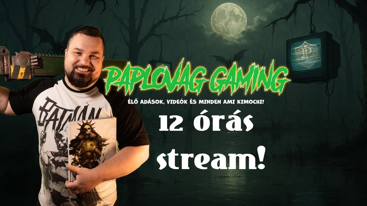 12 &oacute;r&aacute;s stream! Sorsol&aacute;s minden &oacute;r&aacute;ban! | !eneba !gtarp !csp #ad