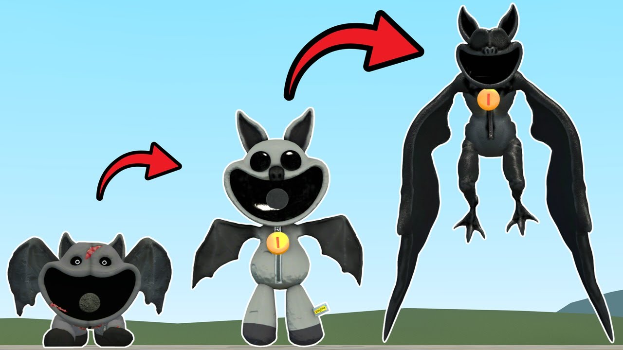 NEW EVOLUTION OF FORGOTTEN SMILING CRITTERS BANDIT BAT POPPY PLAYTIME CHAPTER 3 In Garry's Mod