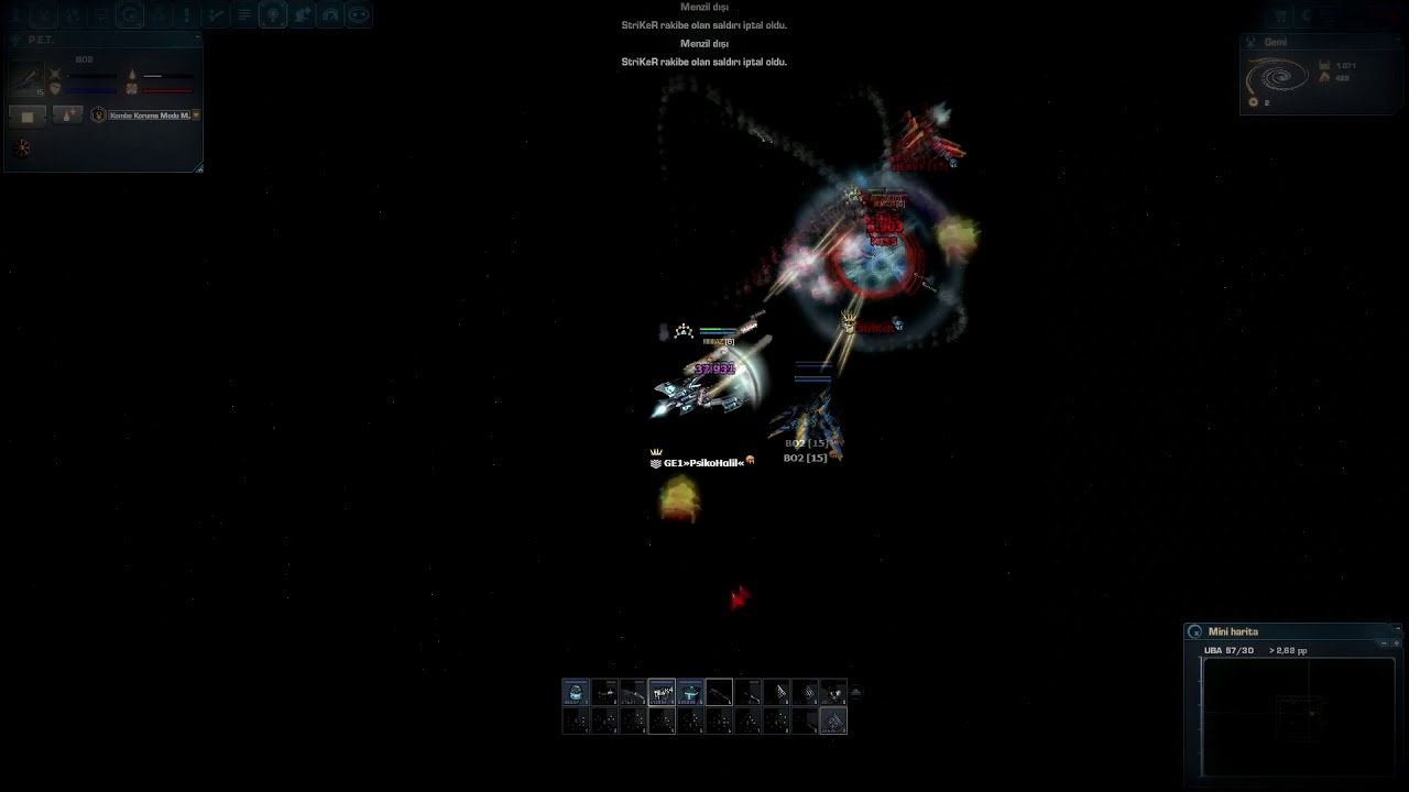 DarkOrbit - Psiko vs MinDrek