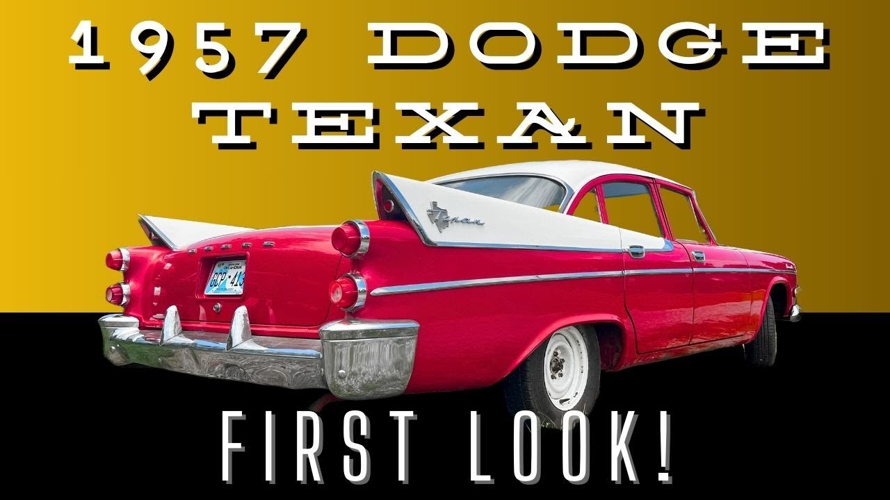 Dodge Texan 1957 года. Первый взгляд! Редкий MoPar с передовым взглядом! Создан Dodge для техасце...