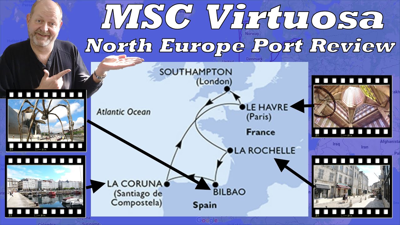 Обзор круизного порта MSC Virtuosa Northern Europe на 7 ночей
