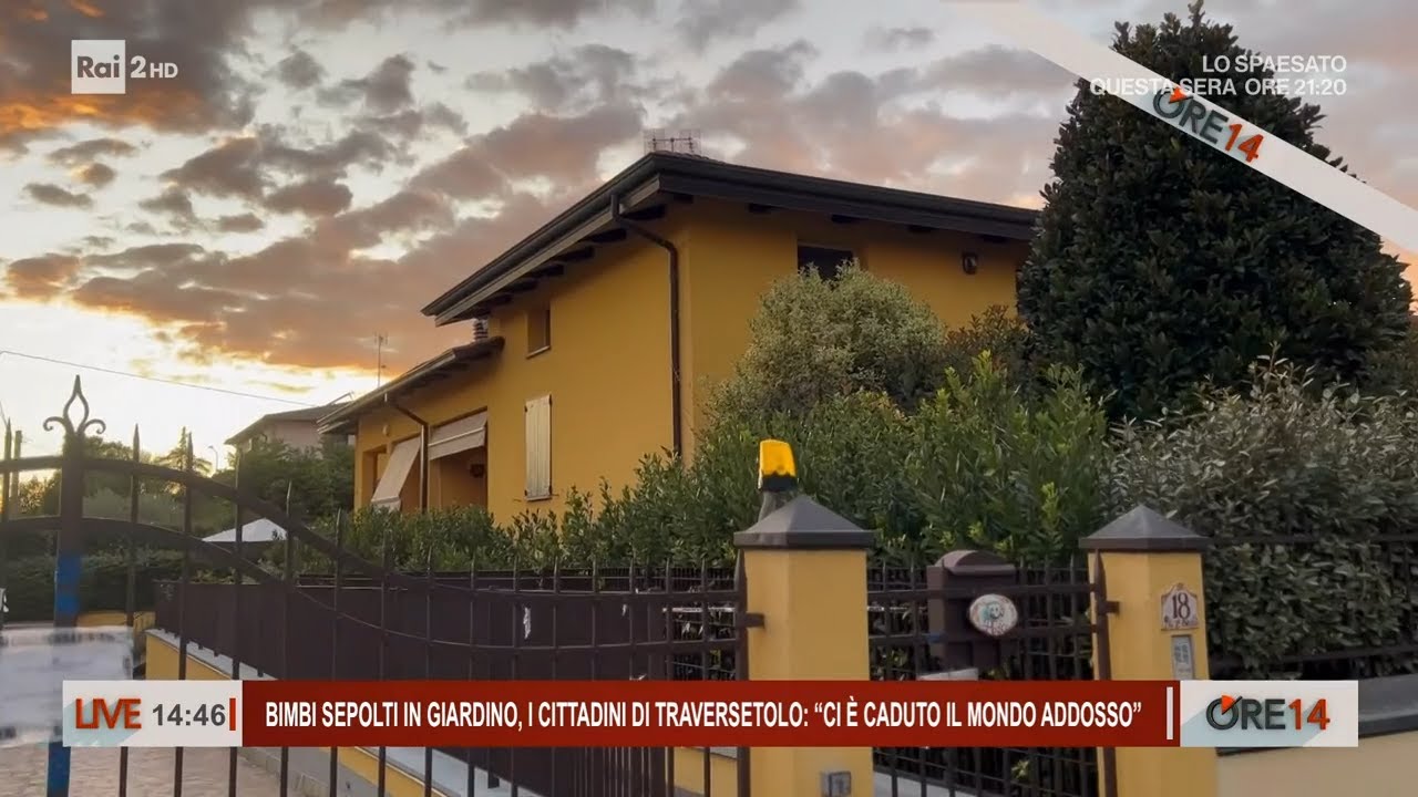 Traversetolo, trovato un altro neonato sepolto nel giardino di una villa - Ore 14 del 16/09/2024
