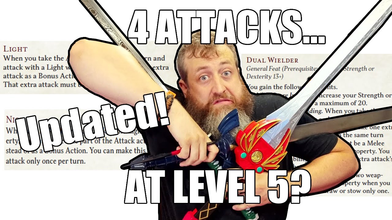ВСЕ АТАКИ! Лайт, Ник и Двойное оружие в D&D 5e 2024 | Nerd Immersion