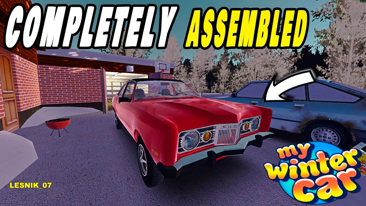 СОБРАЛ МАШИНУ ! ПЕРВЫЙ ЗАПУСК И ВЫЕЗД I My Winter Car