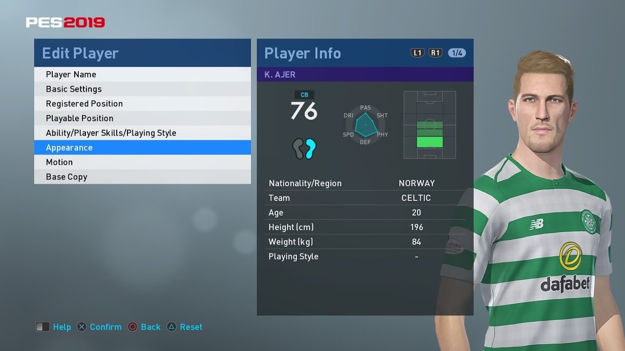 Kristoffer Ajer - PES 2019