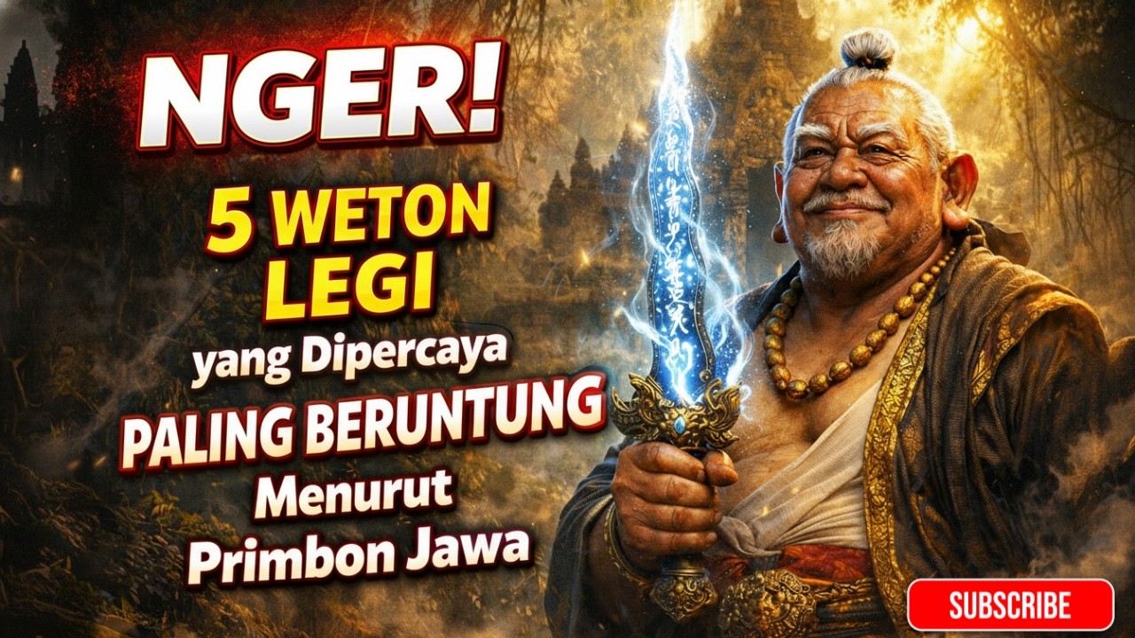 NGERI 🔥 5 WETON LEGI YANG DI PERCAYA PALING BERUNTUNG 🔥 MENURUT PRIMBON JAWA
