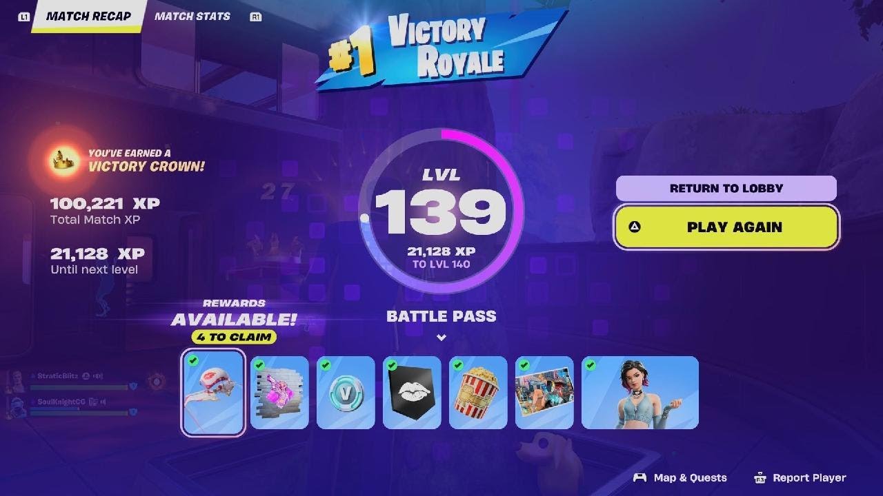 Battle Royale Zero Build Trios win with @StraticBlitz and @ClanGriffin!