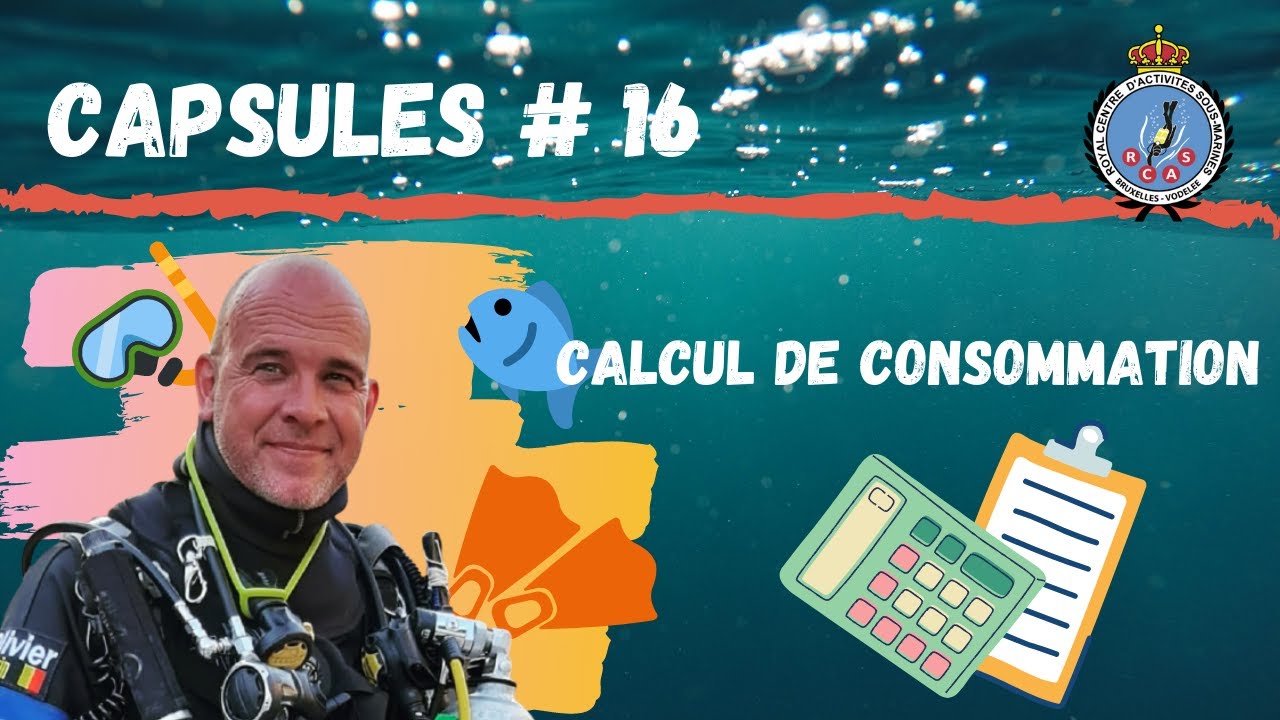 Tuto plongé comment calculer sa consommation en Plongé