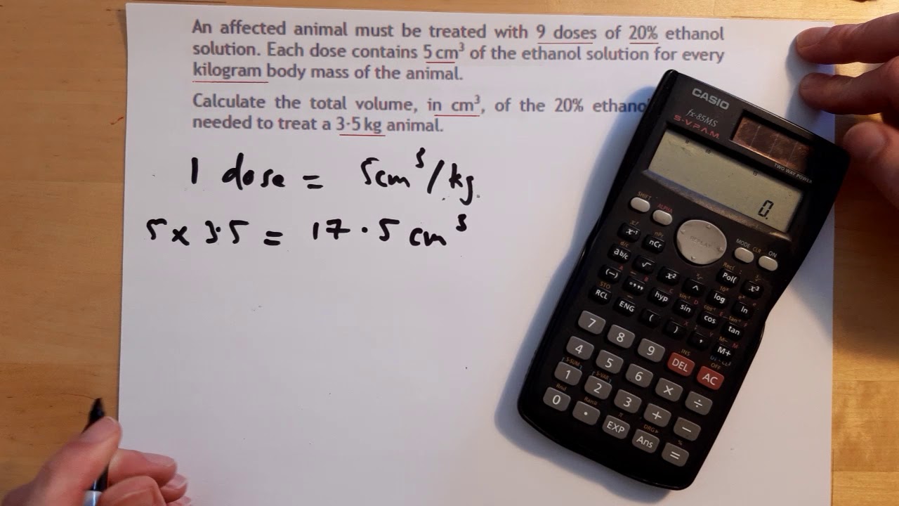 Higher Chemistry - Numeracy
