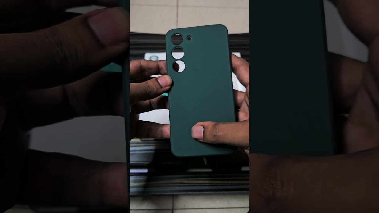 S23 Sprig Back Case (TPU) | Unboxing and Installation | Rs399 (Green)