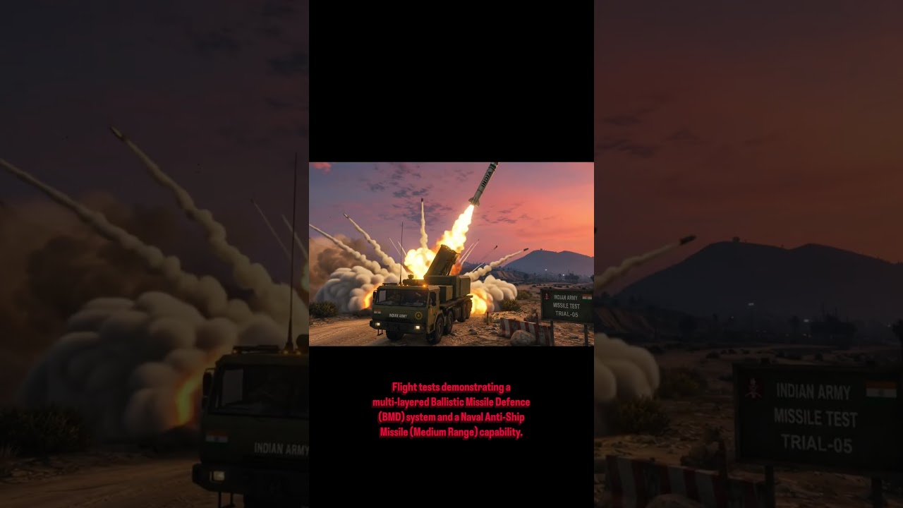 Multi-layered Ballistic Missile Defence(BMD)systemanda NavalAnti-Ship Missile(Medium Range)capabili