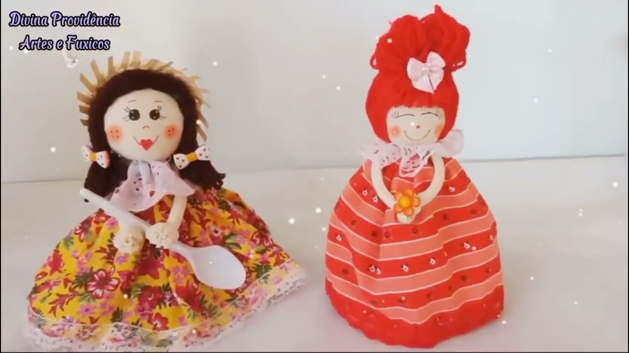 Bonequinha Fácil, com Garrafa Pet