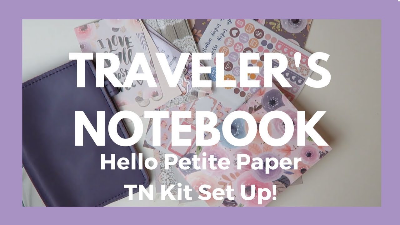 TRAVELER'S NOTEBOOK // Foxyfix Set Up ft. Hello Petite Paper TN Kit!