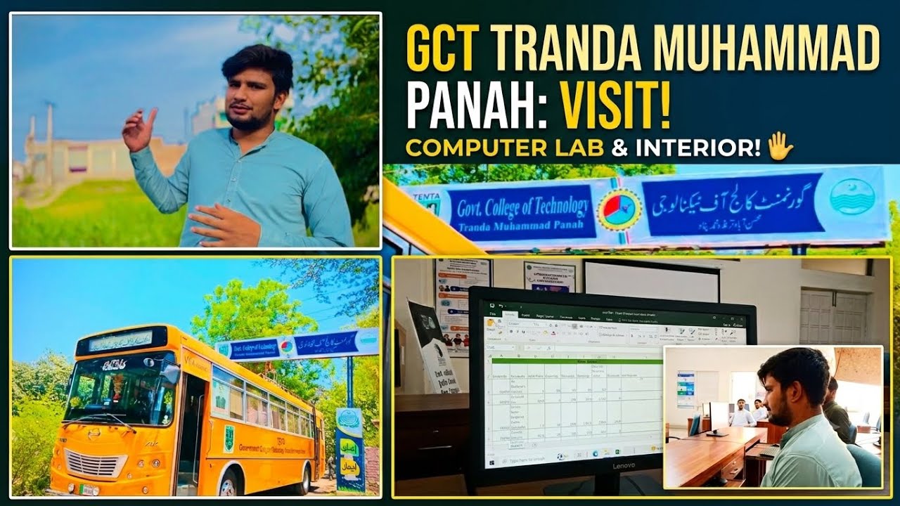 Visiting GCT Tranda Muhammad Panah ⭐| Hamza Farooq Vlogs 