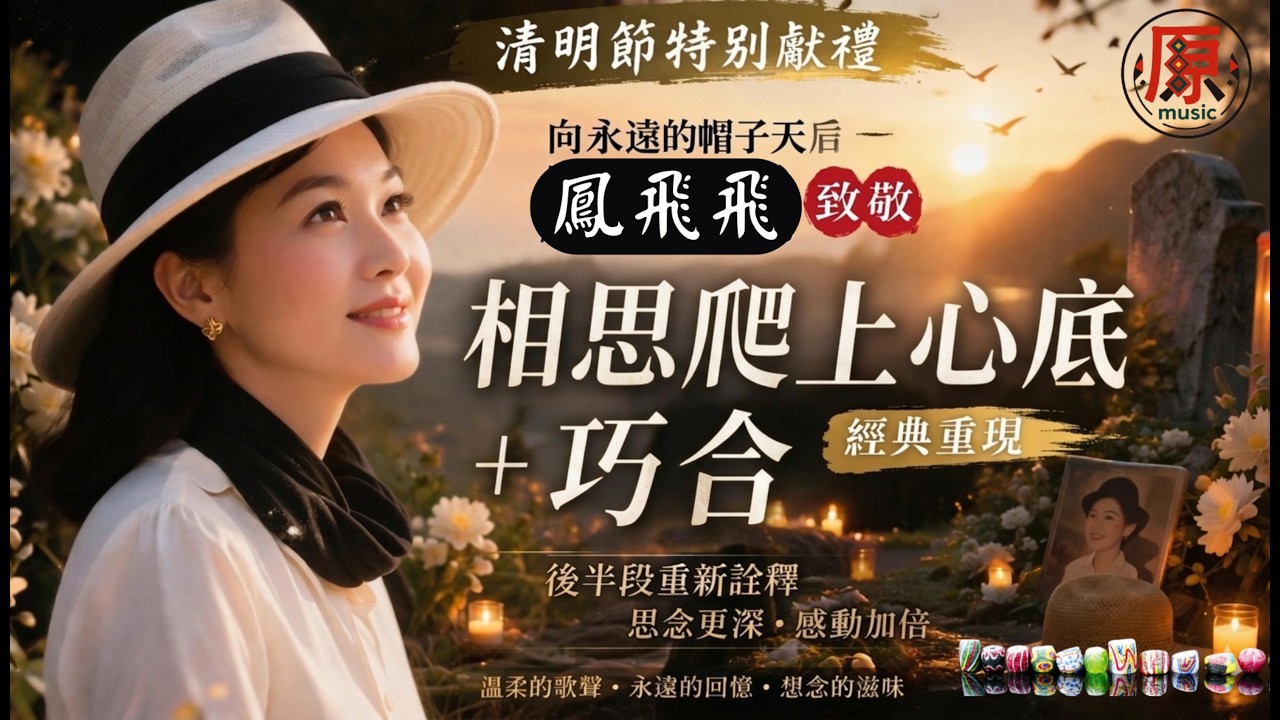 向 鳳飛飛 致敬｜相思爬上心底＋巧合（後半段重新詮釋）💔清明節最想念的聲音｜如果思念有形狀，也許就是這首歌｜感冉力翻唱(Cover 鳳飛飛)