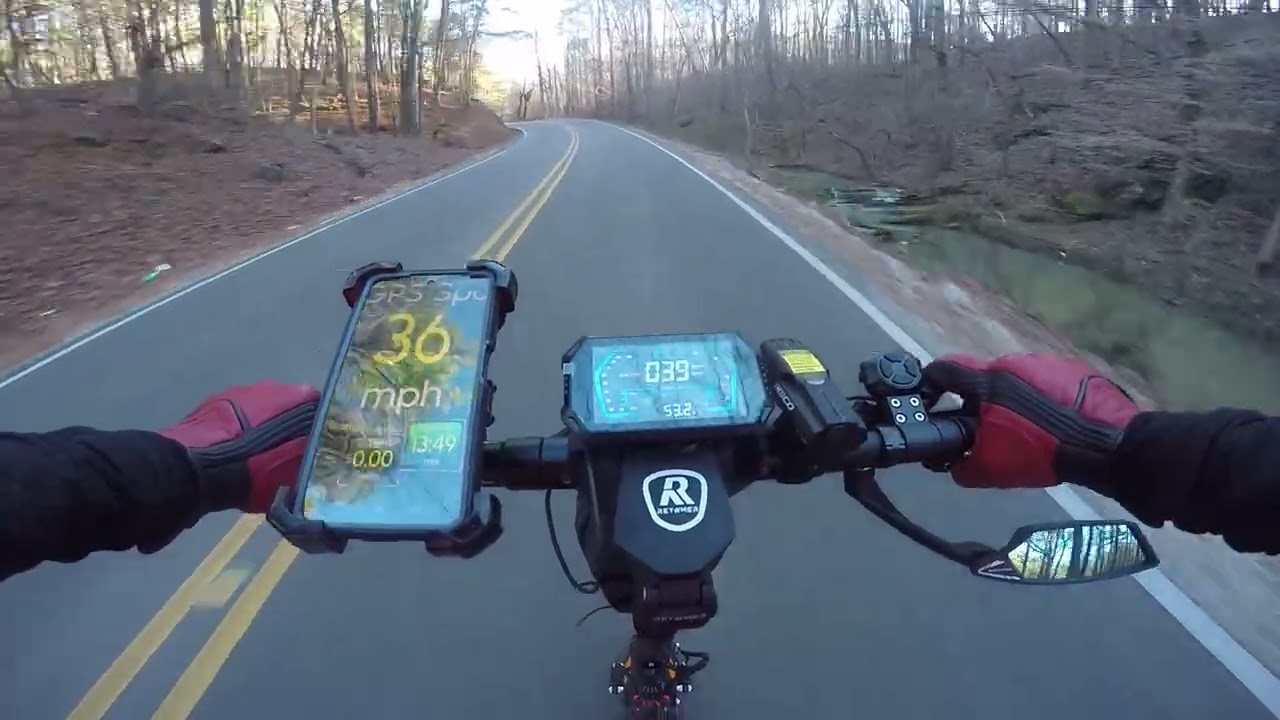 Speed Bombing Grants Mill Road First ride of 2026 on the Reywmer Kullter MAX Stage Two
