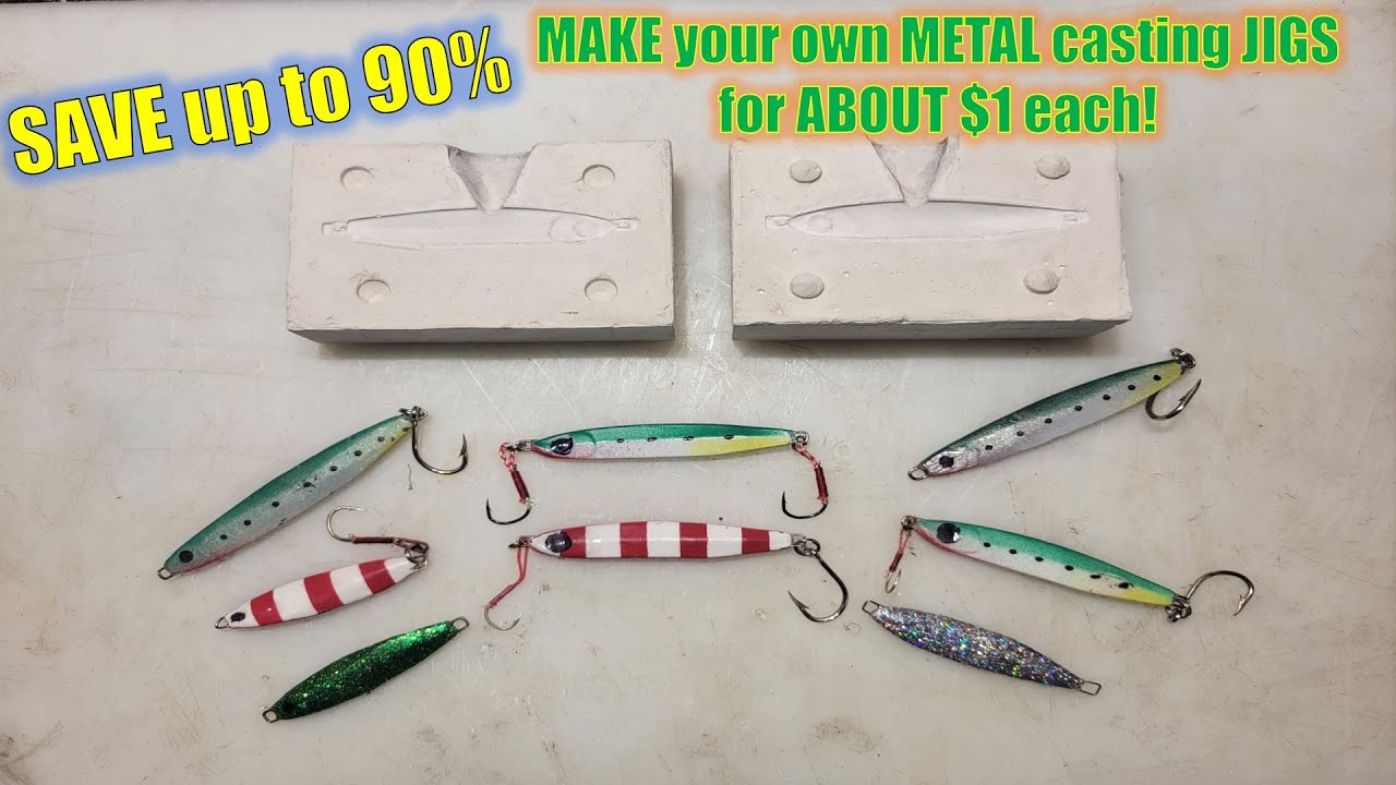SAVE up to 90% | Full PROCESS for MAKING $1 casting JIGS for FISHING