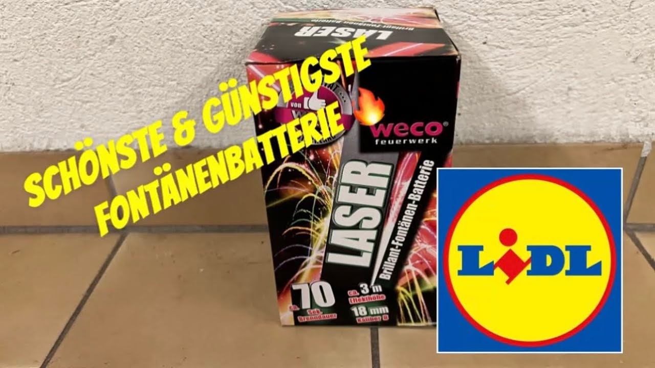 Weco Laser - Brillant-Font&auml;nen-Batterie - 3,99&euro; Lidl